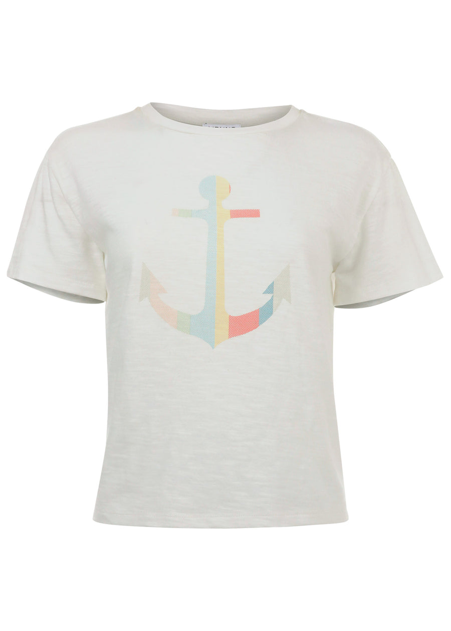 Anchor graphic tee - Off White