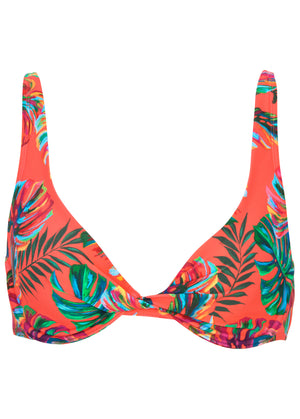 Haut de bikini Antigua Twist - Coucher de soleil tropical all-over - thumbnail-3