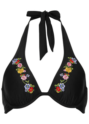 Embroidered Underwire Top - Fiesta Romance Embroidery - thumbnail-3