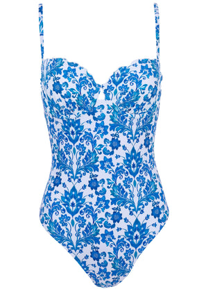 Bermuda One Piece - Delicate Floral - thumbnail-3