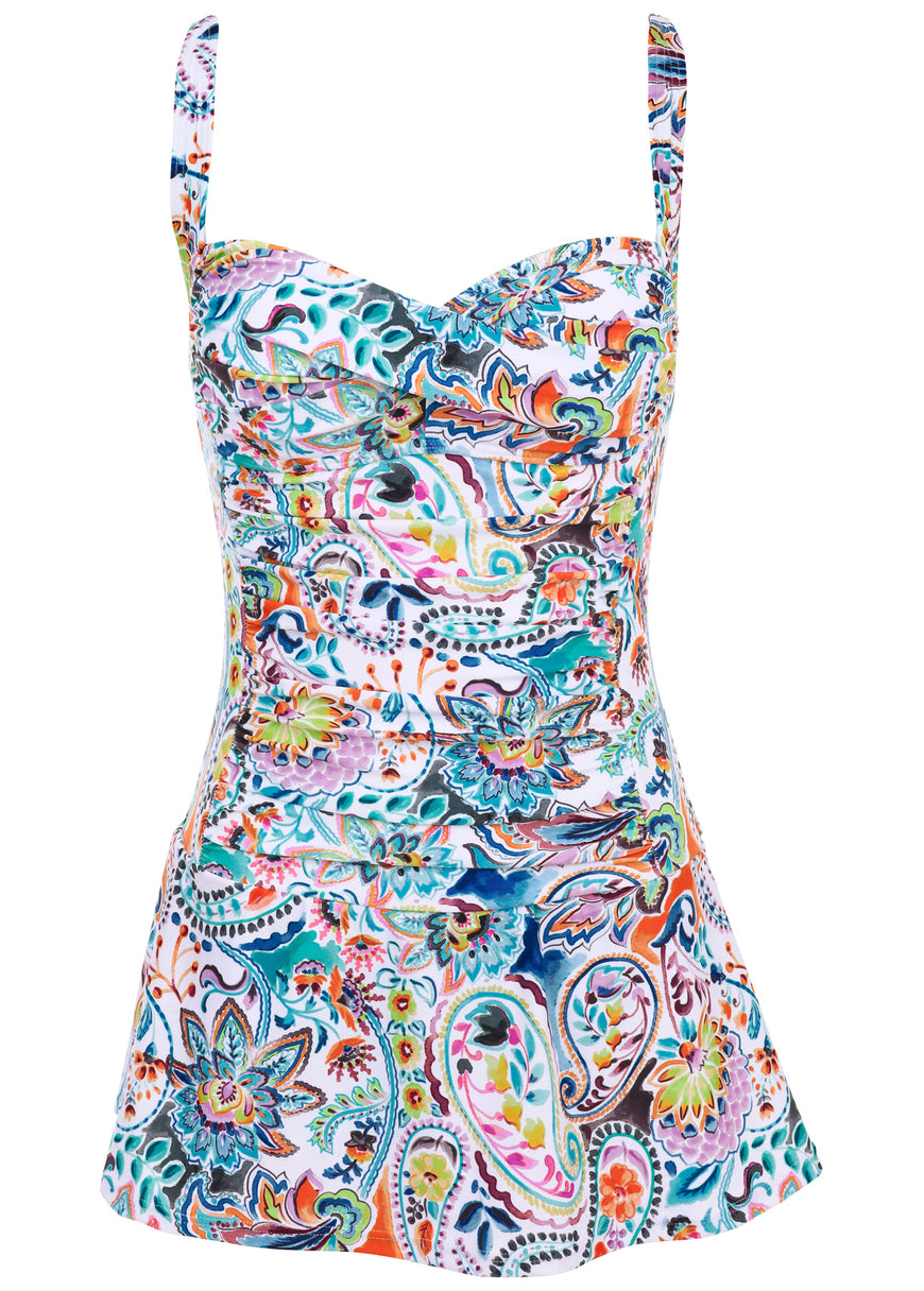 St. Tropez Swim Dress - Fiesta Floral