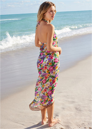 Pareo Cover-Up - Wild Florals - thumbnail-2