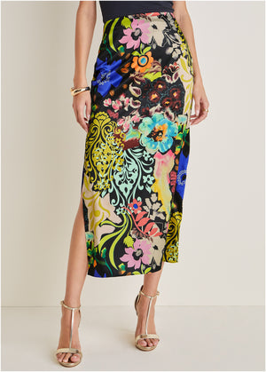 Midi slip skirt - Viva La Vida - thumbnail-1