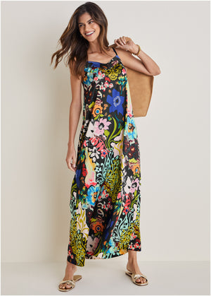 Sleeveless maxi dress - Viva La Vida - thumbnail-4