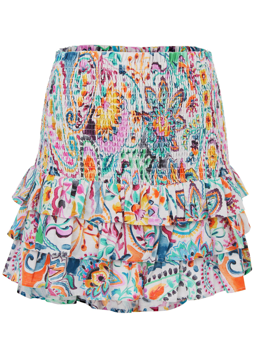 Smocked Ruffle Skirt  - Fiesta Floral