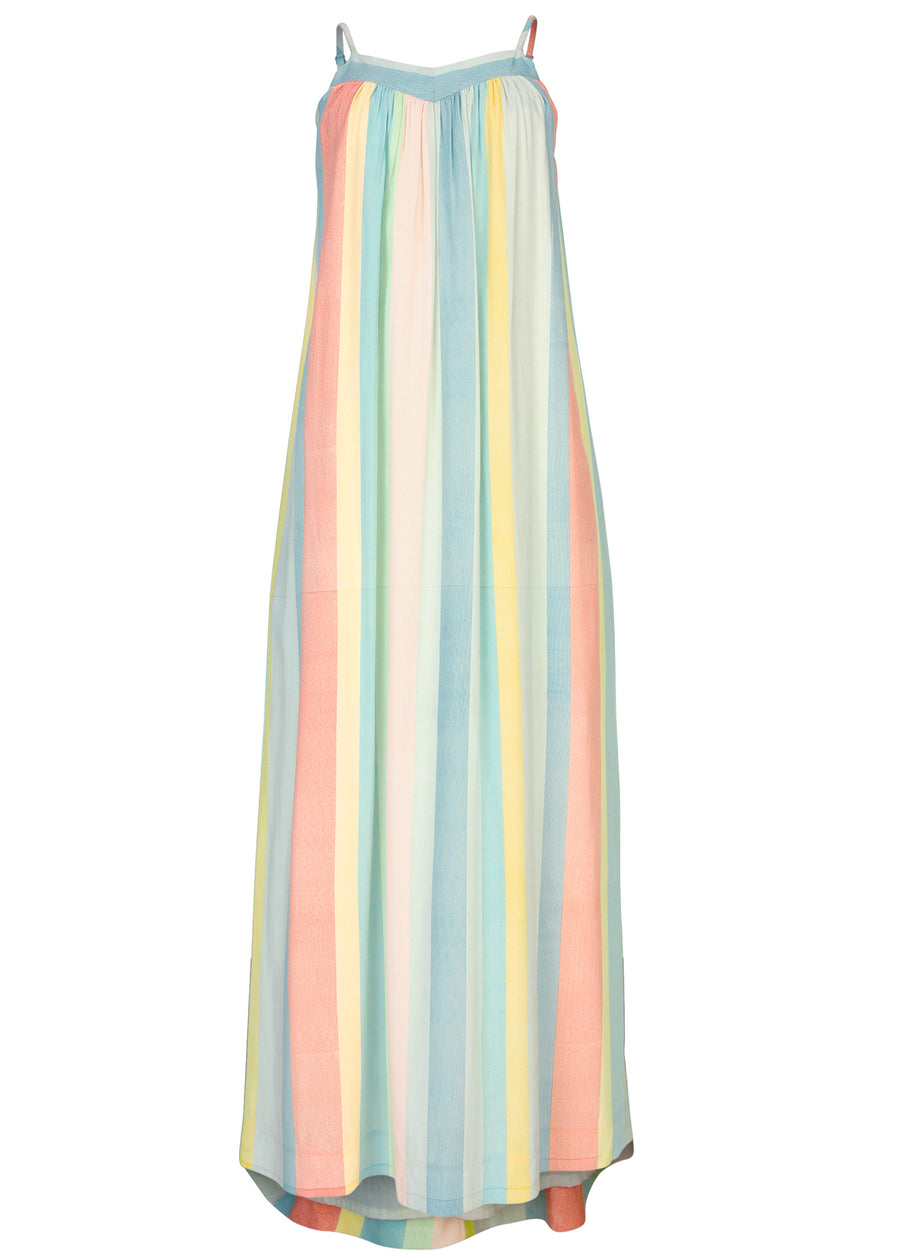 V-Neck maxi dress - Boardwalk Stripe