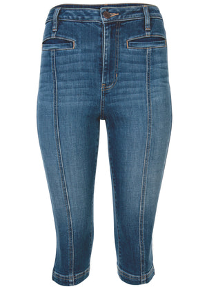 Modern capri jeans  - Medium Wash - thumbnail-5