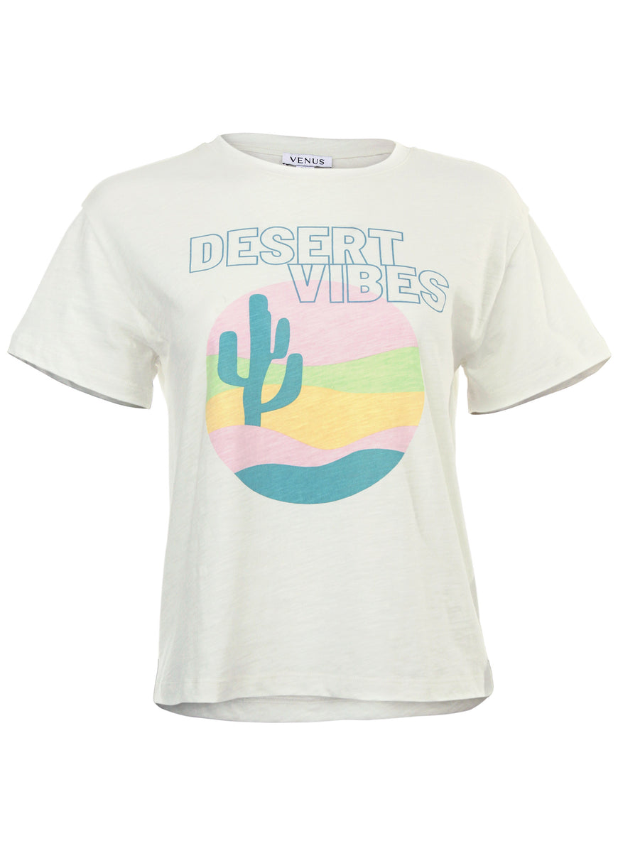 Desert vibes graphic tee - Off White