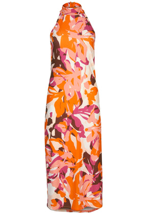 High Neck Midi Dress - Desert Floral - thumbnail-3