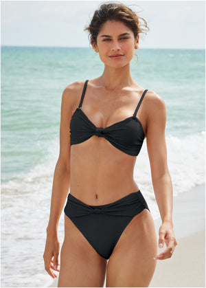 Triangle bikini top - Black Beauty - thumbnail-1