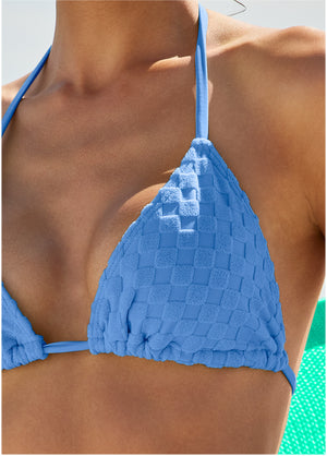 SoftCheck Bahama bikini top - Blue - thumbnail-3