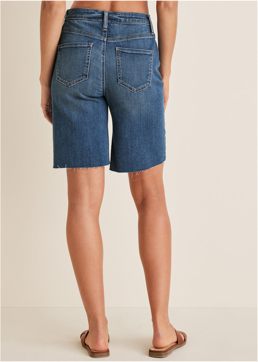 Brooke Denim Bermuda shorts - Medium Wash