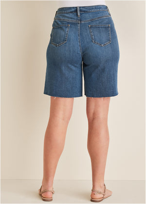 Brooke Denim Bermuda shorts - Medium Wash - thumbnail-6