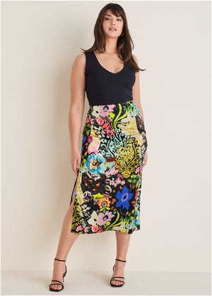 Midi slip skirt - Viva La Vida - thumbnail-7