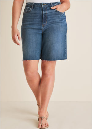 Brooke Denim Bermuda shorts - Medium Wash - thumbnail-5