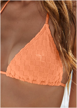 SoftCheck Bahama bikini top - Cantaloupe - thumbnail-3