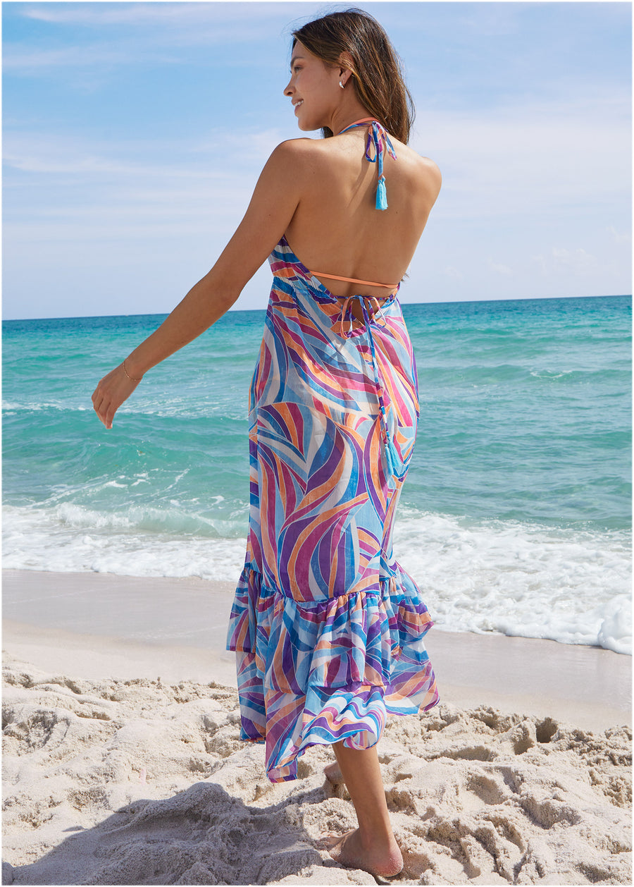 Cover Up Dress - Santa Monica Abstract