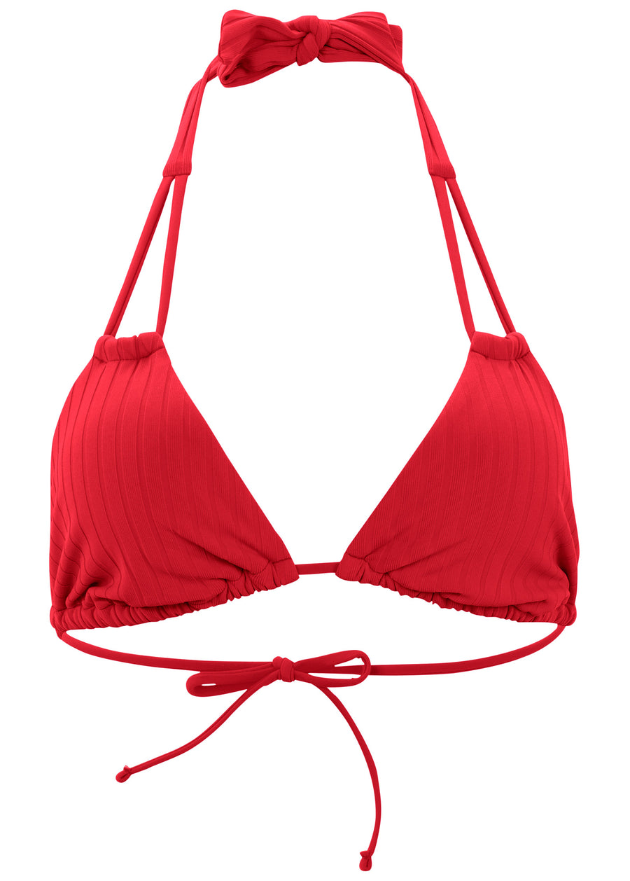 Superrib Triangle Top - Red