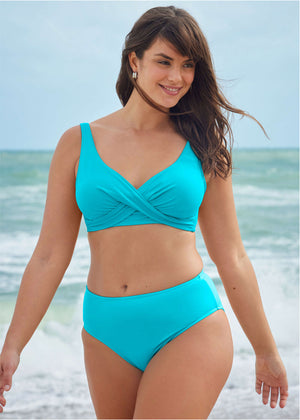 Haut de bikini cache-cœur Lovely - Aqua Reef - thumbnail-3