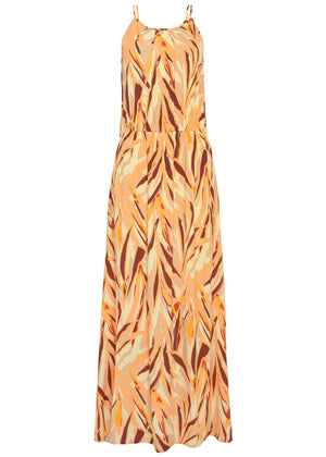 Sleeveless maxi dress - Cream Multi - thumbnail-2