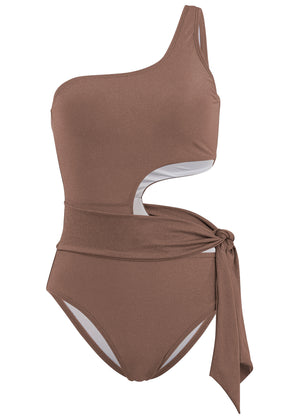 Shimmer one-piece - Mahogany Shine - thumbnail-4