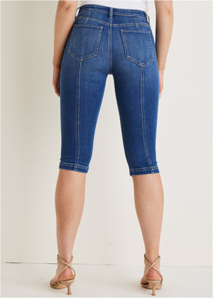 Modern capri jeans  - Medium Wash - thumbnail-2