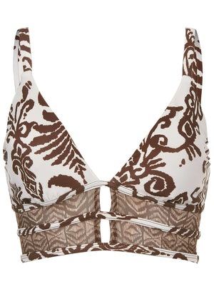 Strappy Bikini Top - Mystic Paisley - thumbnail-3