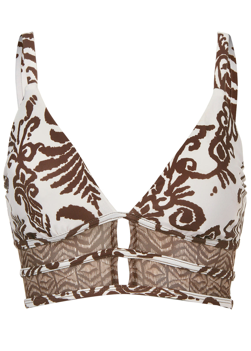 Strappy Bikini Top - Mystic Paisley