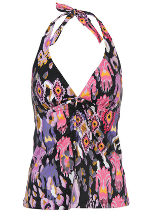 Julie Halter Tankini - Desert Ikat Black - thumbnail-2