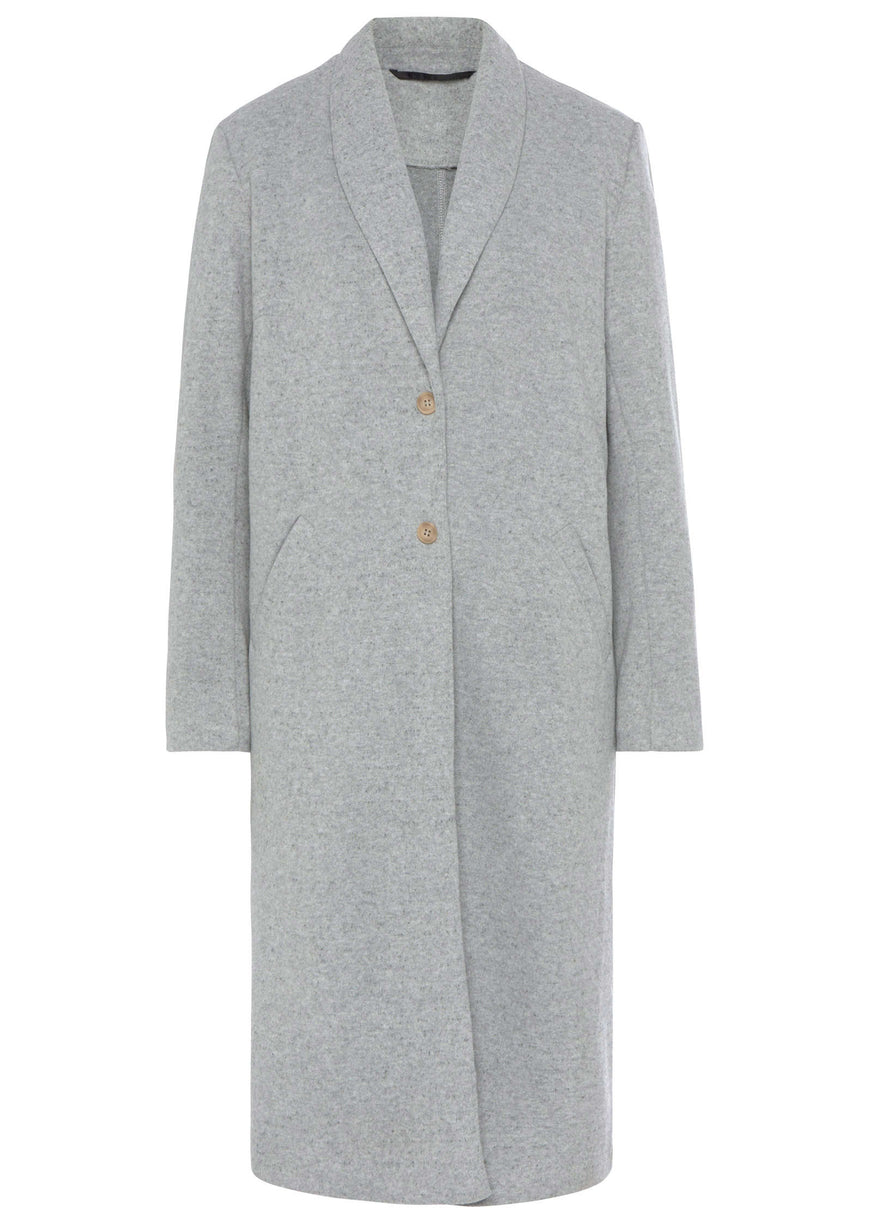 Lightweight Overcoat - Grey