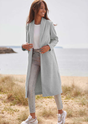 Lightweight Overcoat - Grey - thumbnail-1