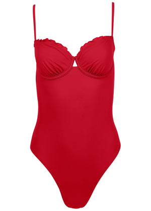 Bermuda One Piece - Red - thumbnail-3