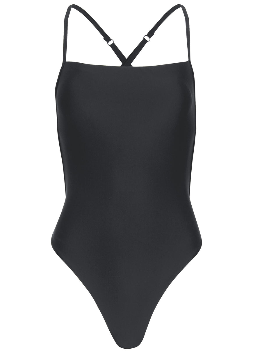 Capri Strappy One Piece - Black