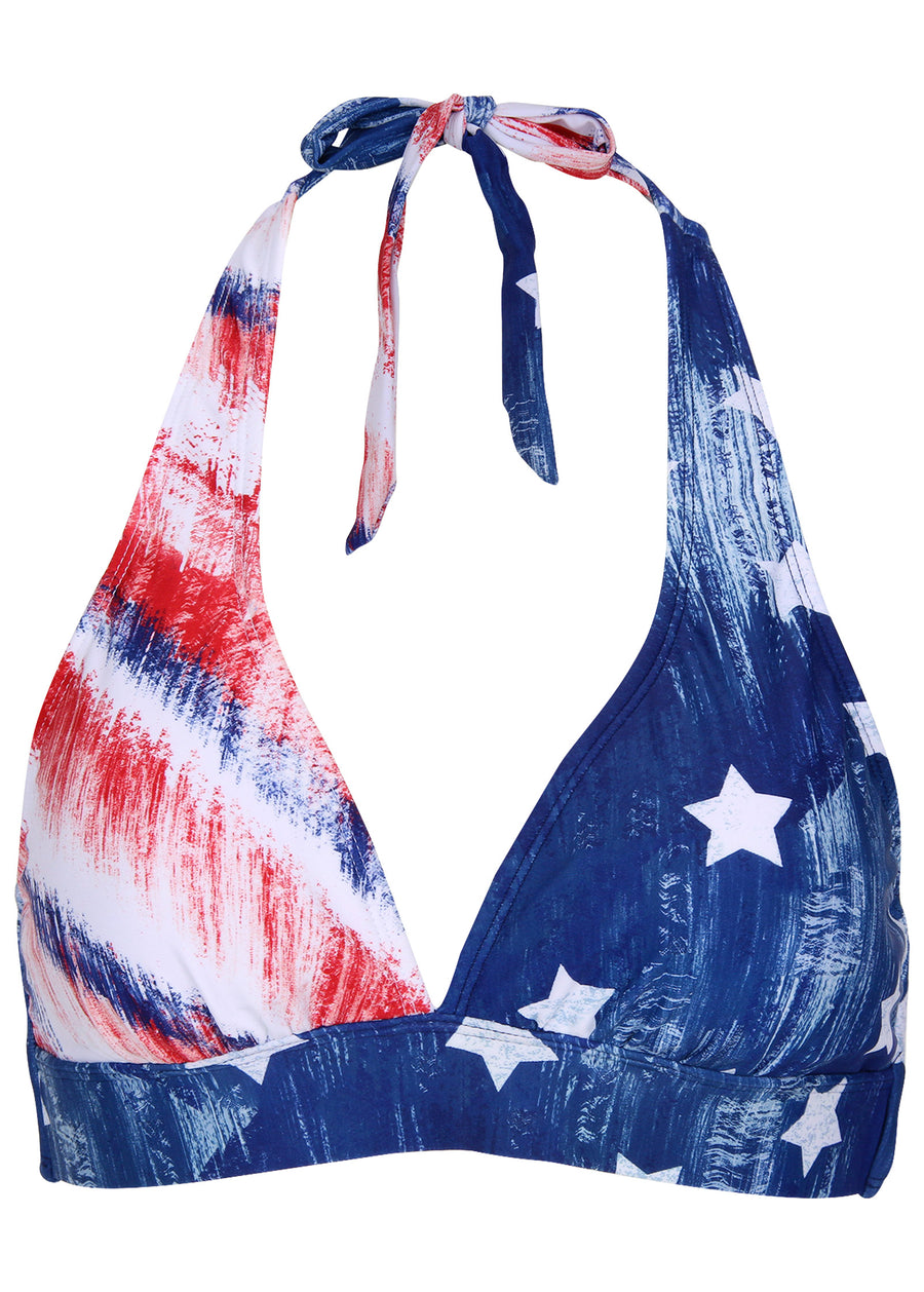 Anguilla Perfect Fit Halter - Boardwalk Drapeau Petit