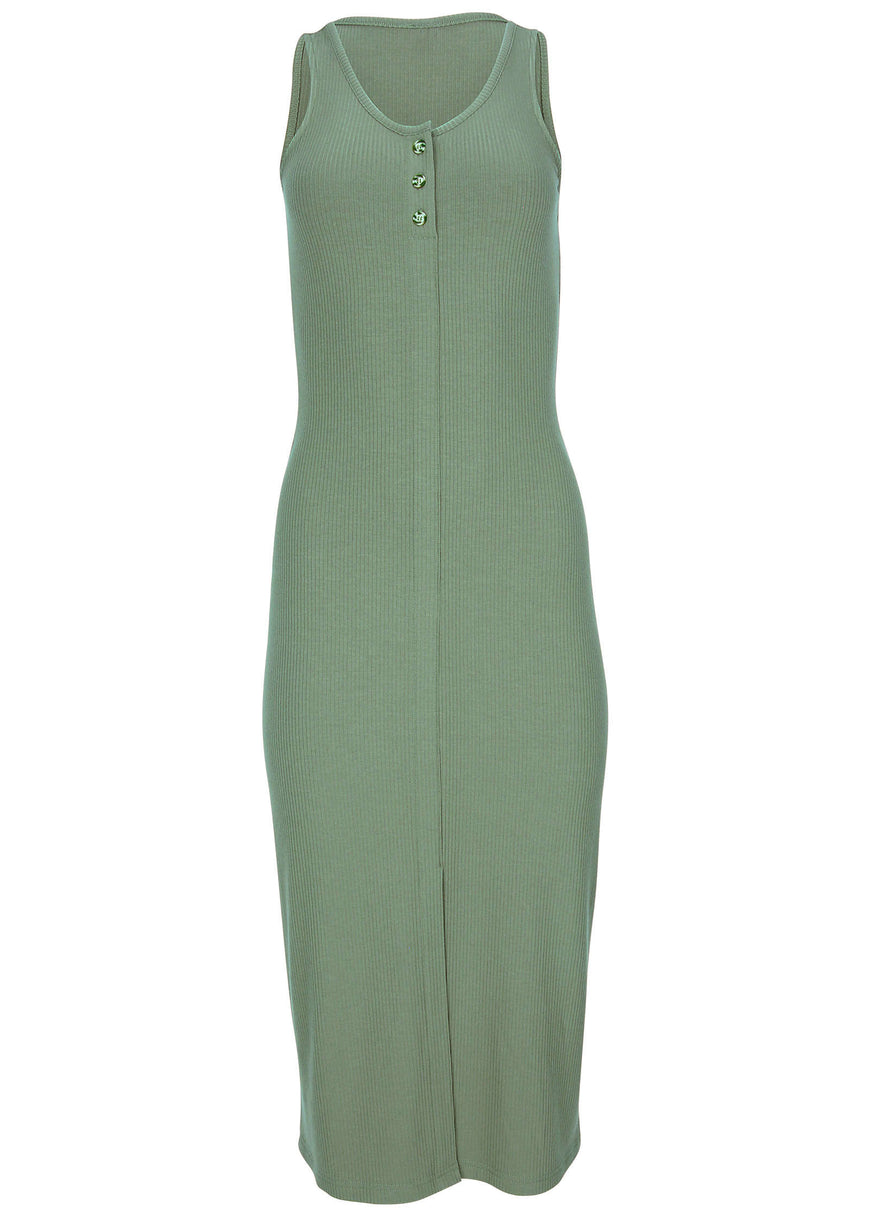 Henley midi dress - Basil