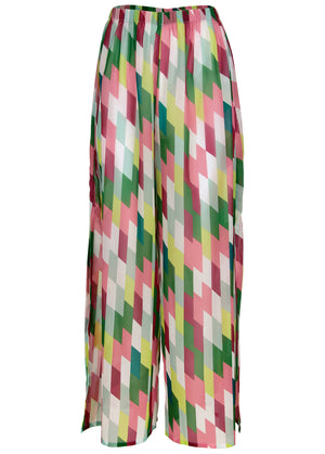 Palazzo Cover-Up Pants - Dynamic Geo Large - thumbnail-3