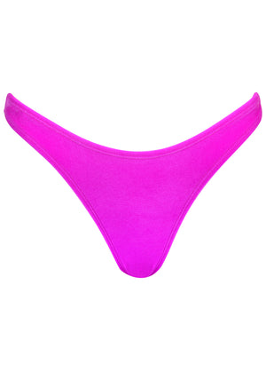 Velvet High Leg Swim Bottom - Purple - thumbnail-5