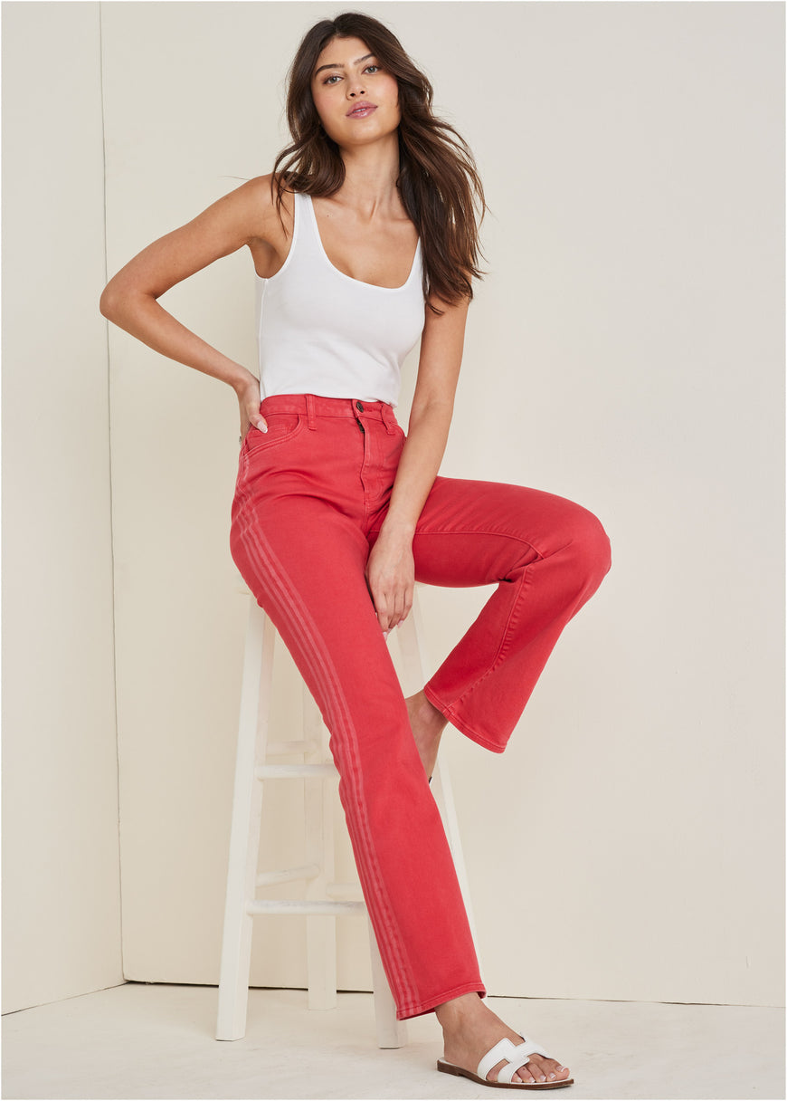 Americana bootcut jeans  - Scarlet