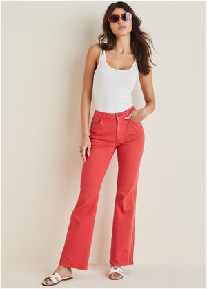 Americana Bootcut Jeans  - Scarlet - thumbnail-7