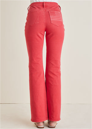 Americana bootcut jeans  - Scarlet - thumbnail-2