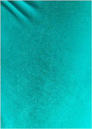 Velvet low back one-piece - Teal - thumbnail-3