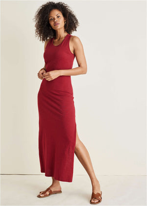 Tank maxi dress - Wine - thumbnail-1