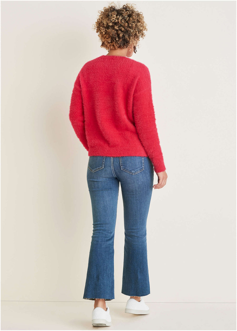 Eyelash Sweater - Barberry