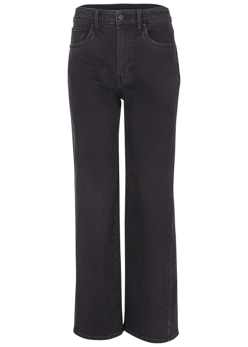 Farrah Wide Leg Jeans  - Black Wash